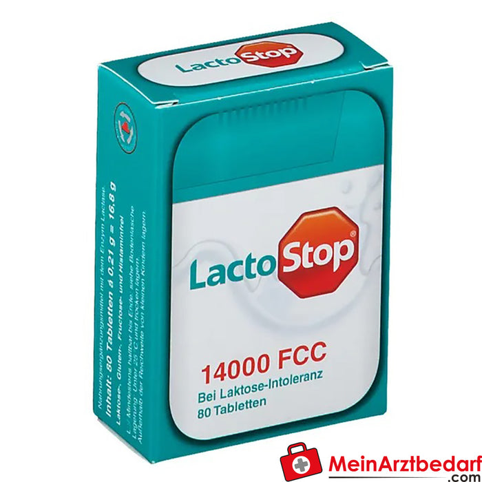 LactoStop® 14.000 FCC, 80 stuks.