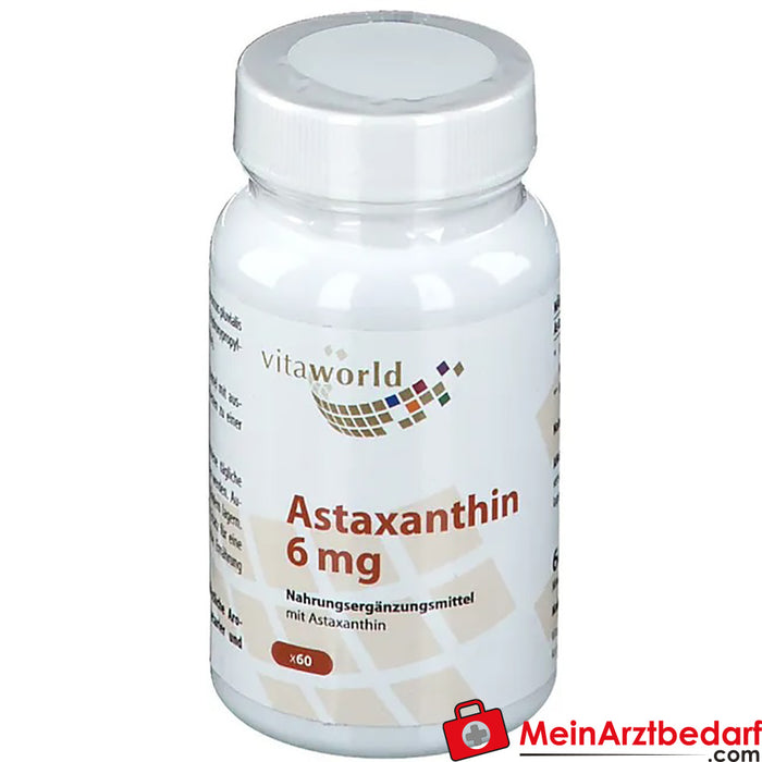 Astaksantin 6 mg, 60 adet.