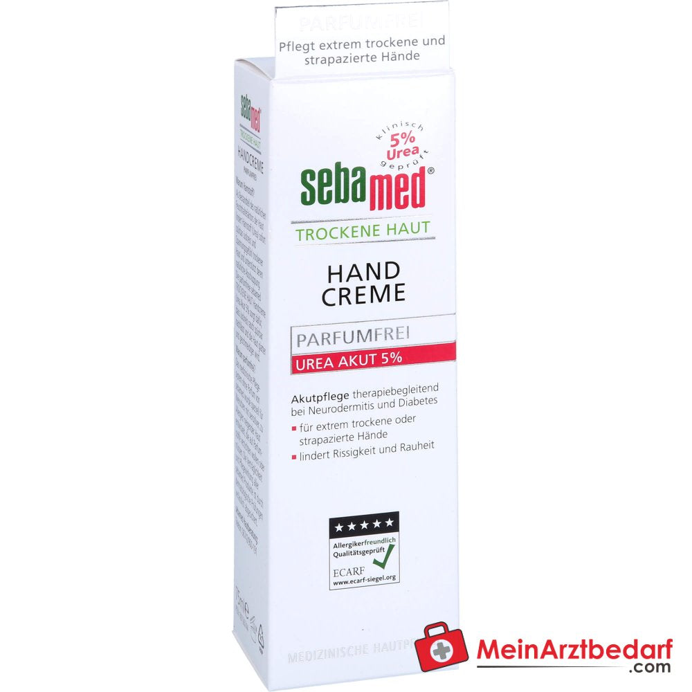 sebamed Trockene Haut Handcreme Urea 5% Parfumfrei, 75 ml.