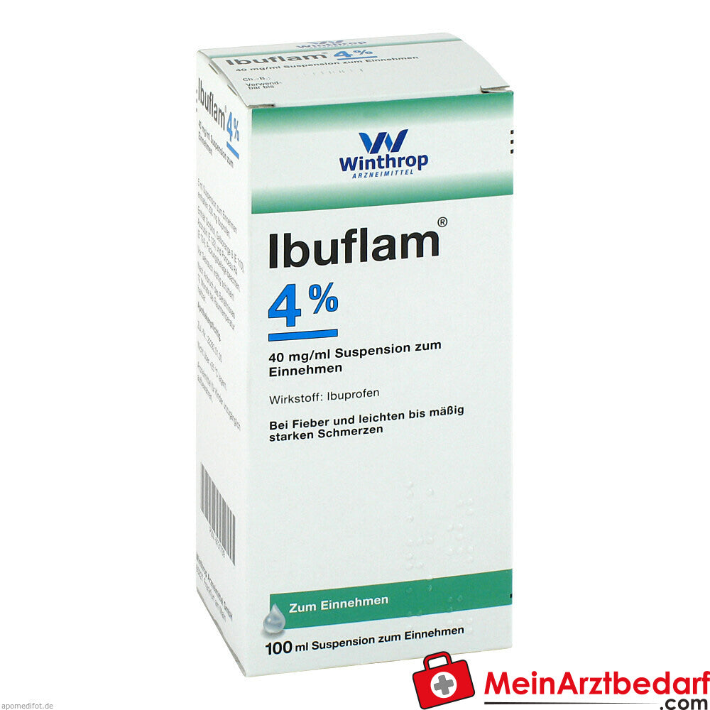 Ibuflam Ibuprofen 40 mg/ml Suspension zum Einnehmen