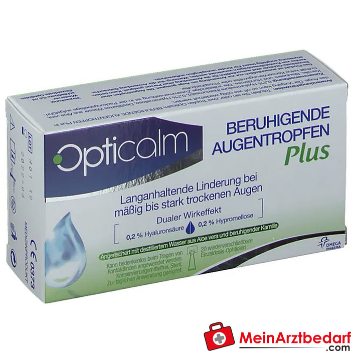 Opticalm Yatıştırıcı Göz Damlası Plus, 10ml