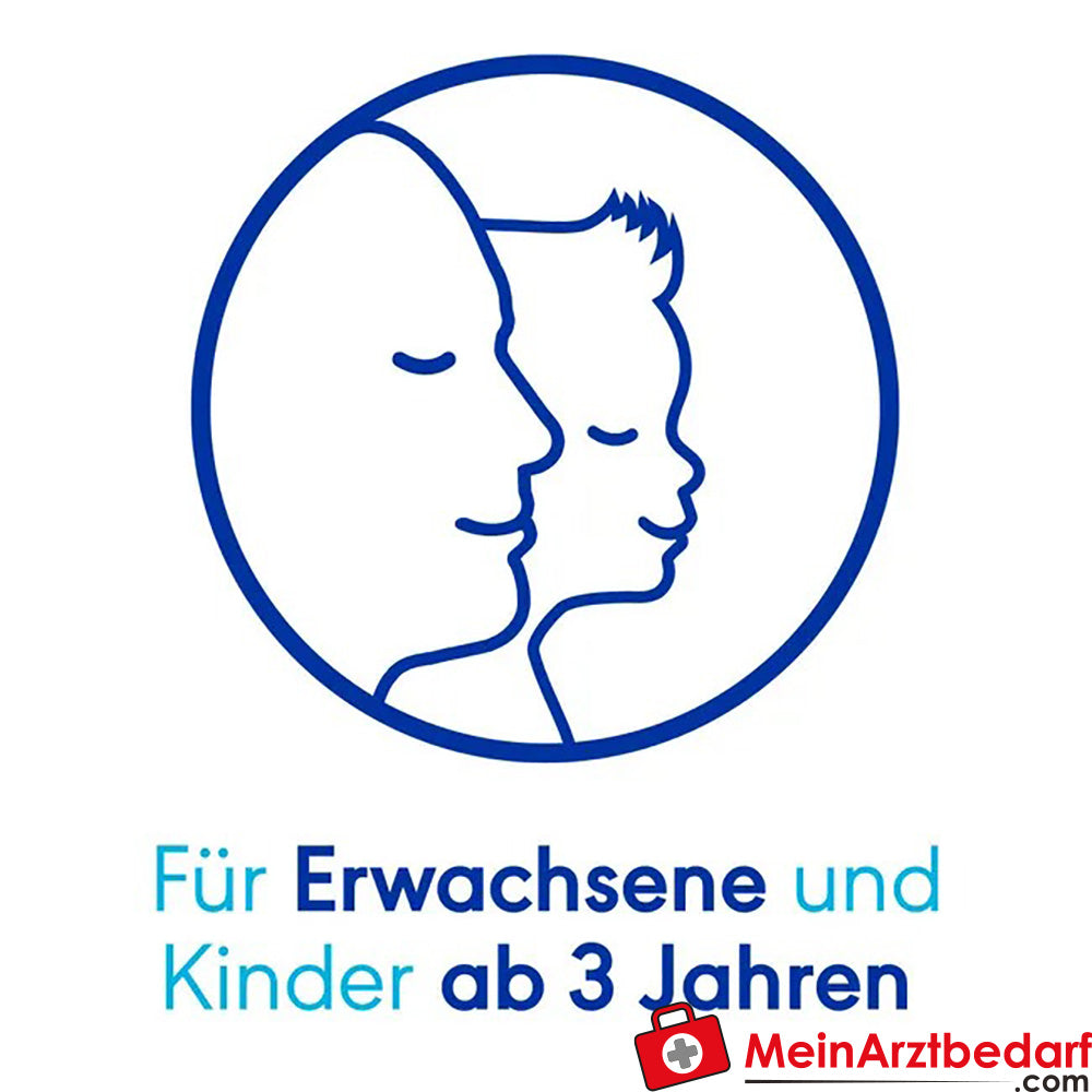 Rhinomer Plus Schnupfenspray, Nasenspray mit Meerwasser, 20ml.