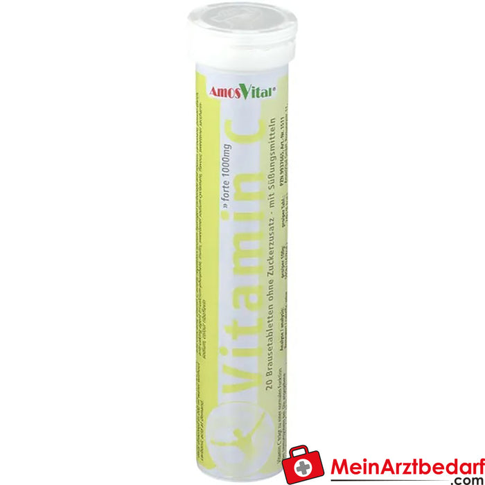 AmosVital® VITAMINE C 1000 mg comprimés effervescents, 20 pcs.
