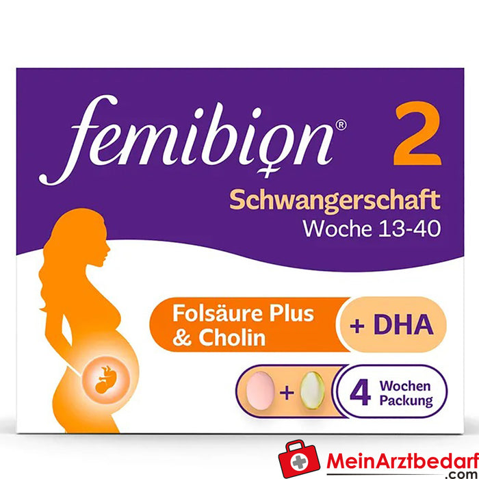 Femibion® 2 Embarazo (semana 13-40), 28 uds.