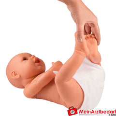 Erler-Zimmer Neugeborenenpuppe für Wickelübungen.