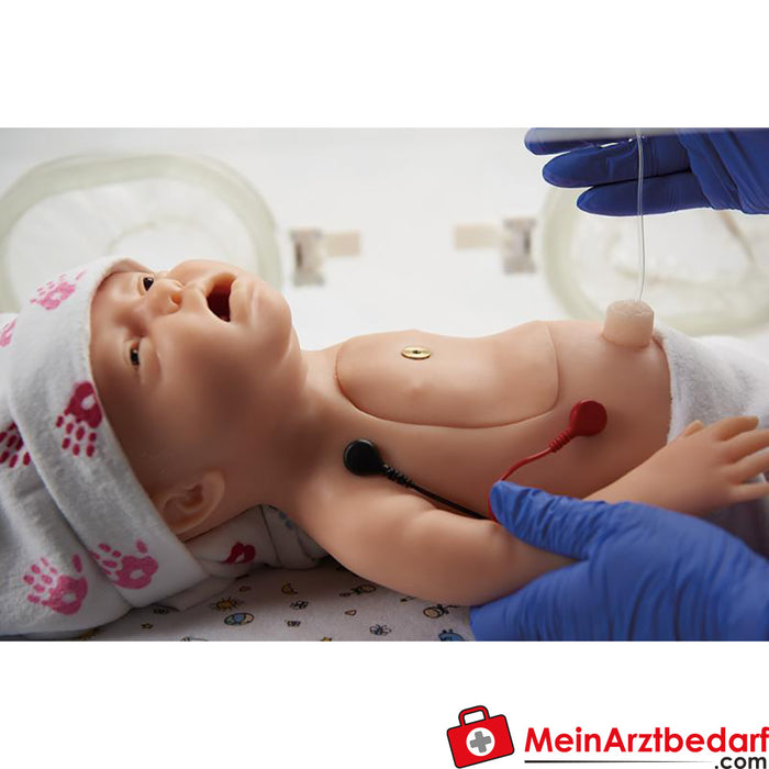 Yenidoğan resüsitasyonu için Erler Zimmer Baby C.H.A.R.L.I.E. simülatörü