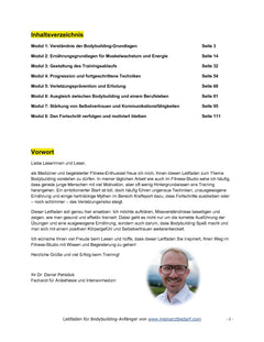 Bodybuilding Beginners Guide - Muskelaufbau -  eBook von Dr. Daniel Pehböck,124 Seiten.