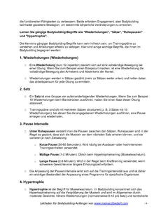 Bodybuilding Beginners Guide - Muskelaufbau -  eBook von Dr. Daniel Pehböck,124 Seiten.