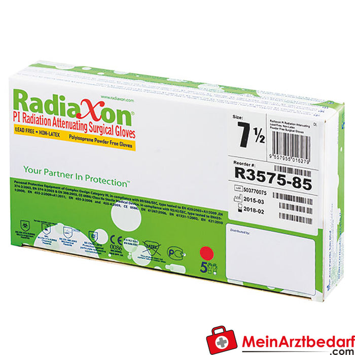 Servoprax Radiaxon radyasyon koruma eldivenleri PI lateks içermez