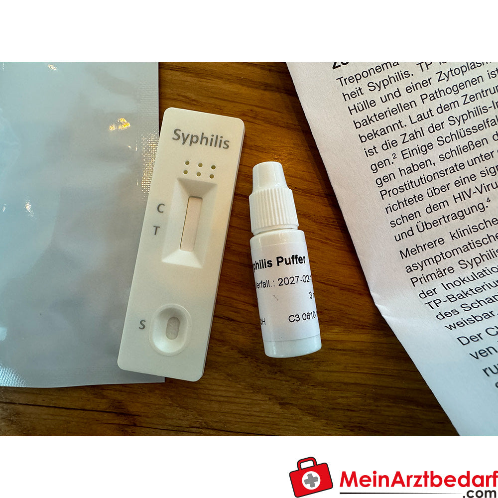 Cleartest Syphilis Schnelltest.