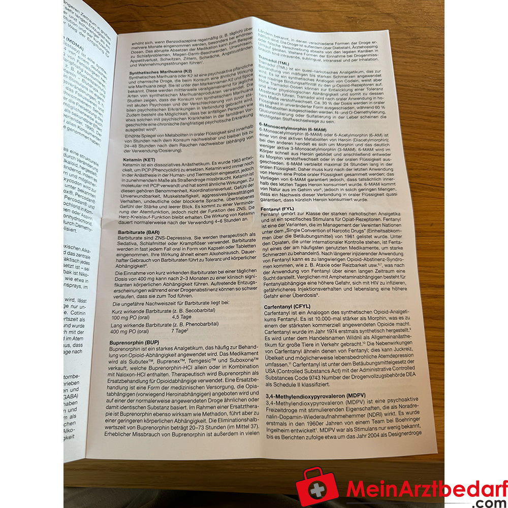 Cleartest 6-fach Drogen-Speicheltest.