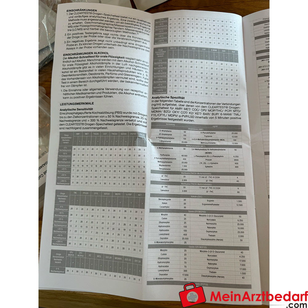Cleartest 6-fach Drogen-Speicheltest.