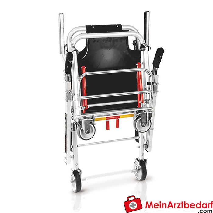 Silla de transporte plegable Servoprax - incl. 3 correas, 10G probado