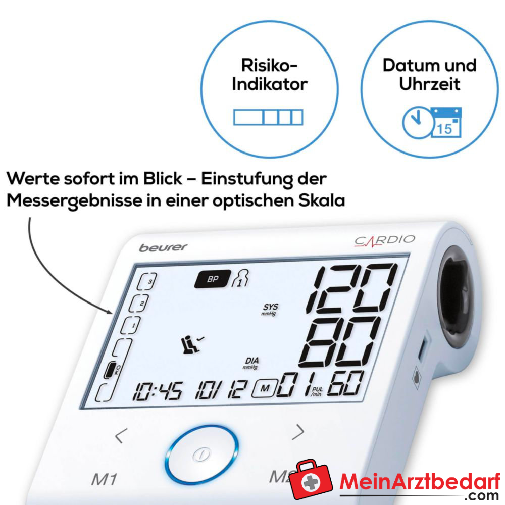 Beurer BM 96 Bovenarm bloeddrukmeter met ECG