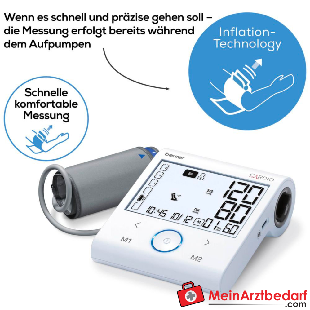 Beurer BM 96 Bovenarm bloeddrukmeter met ECG