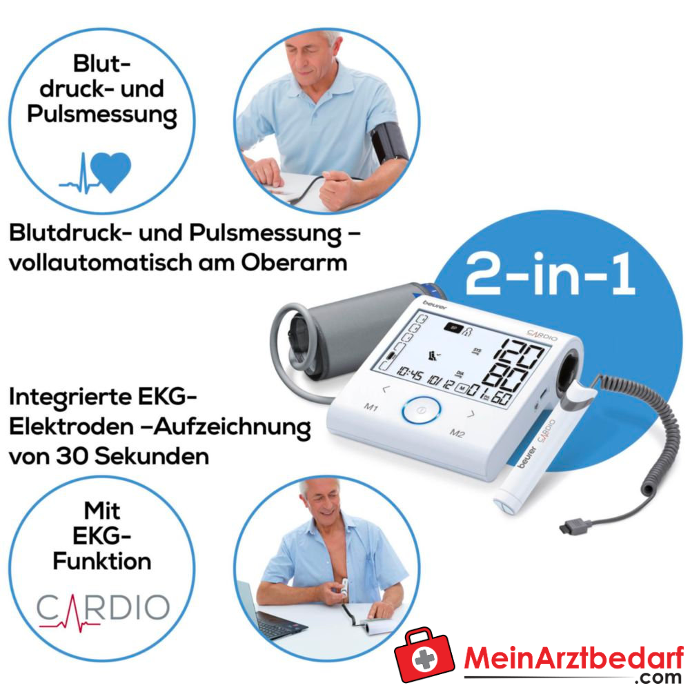 Beurer BM 96 Bovenarm bloeddrukmeter met ECG
