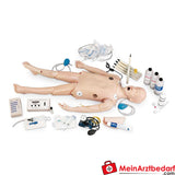 Erler Zimmer Maniquí de urgencias pediátricas CRiSis Deluxe con simulador de ECG