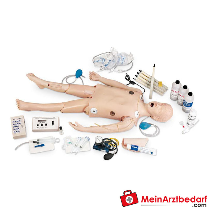 Erler Zimmer Deluxe CRiSis Children Emergency Manikin with ECG Simulator