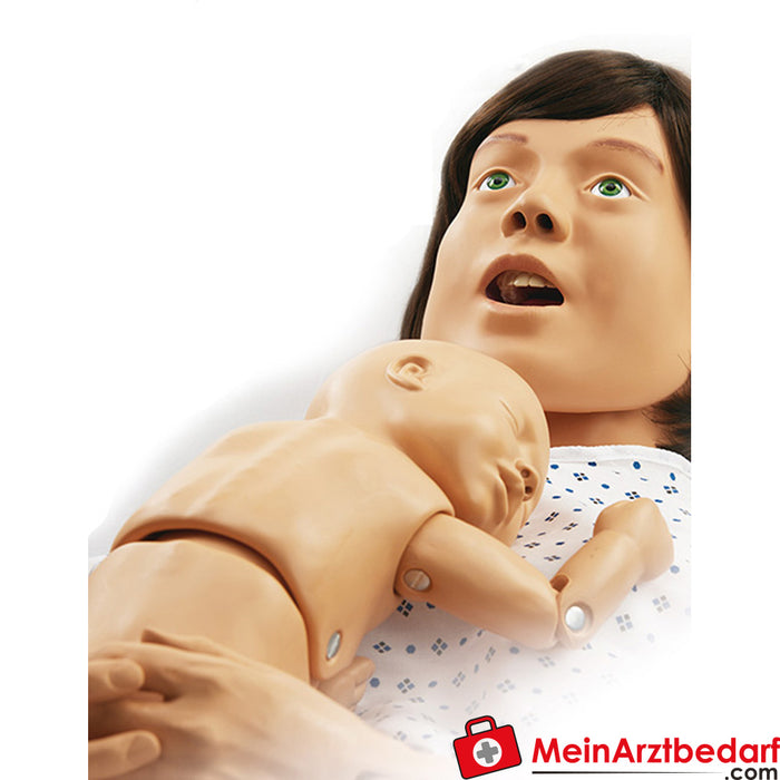 Erler Zimmer Simulateur d'accouchement "Lucy" mère et nouveau-né, base