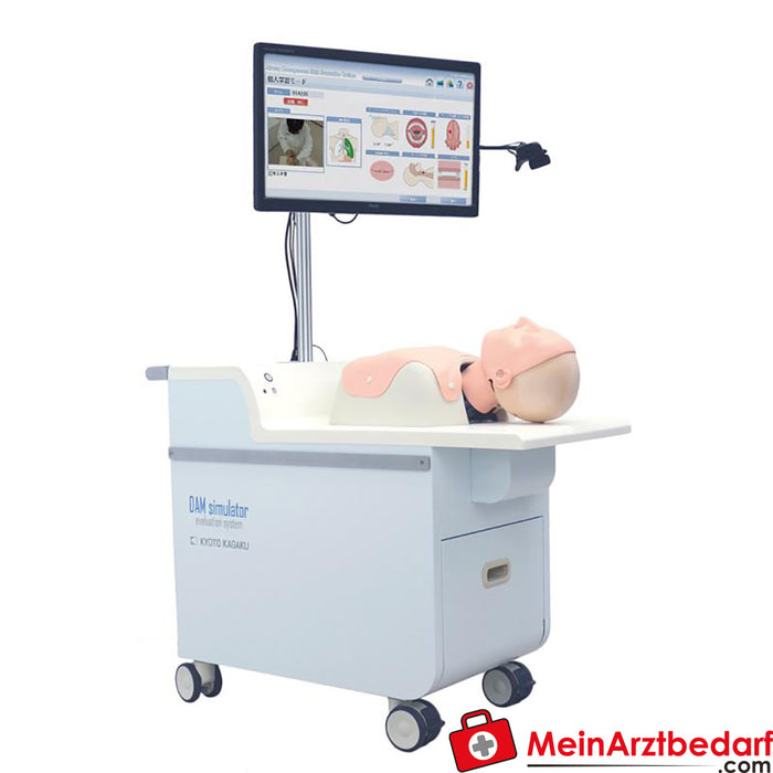 Erler Zimmer Simulator for difficult airway management with evaluation function