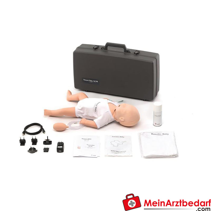 Laerdal Resusci Baby QCPR, abilitato all'app, testina per le vie aeree