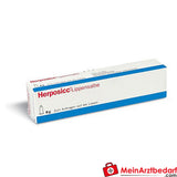 Pharmaselect Herposicc Lippensalbe 8 g – gegen Fieberblasen, Benzocain & Zinkoxid.