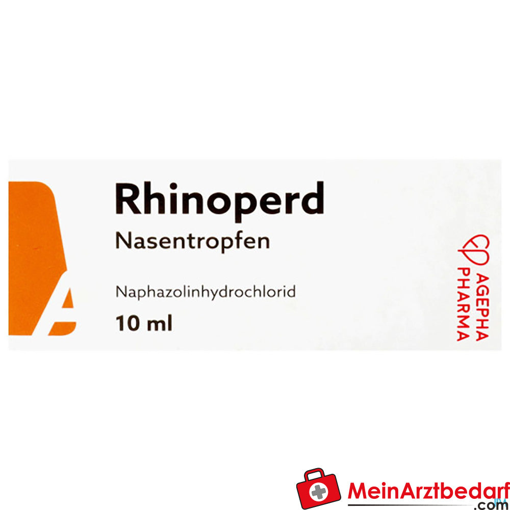 02AGE Rhinoperd Nasentropfen 10 ml abschwellend mit Naphazolin bei Schnupfen.
