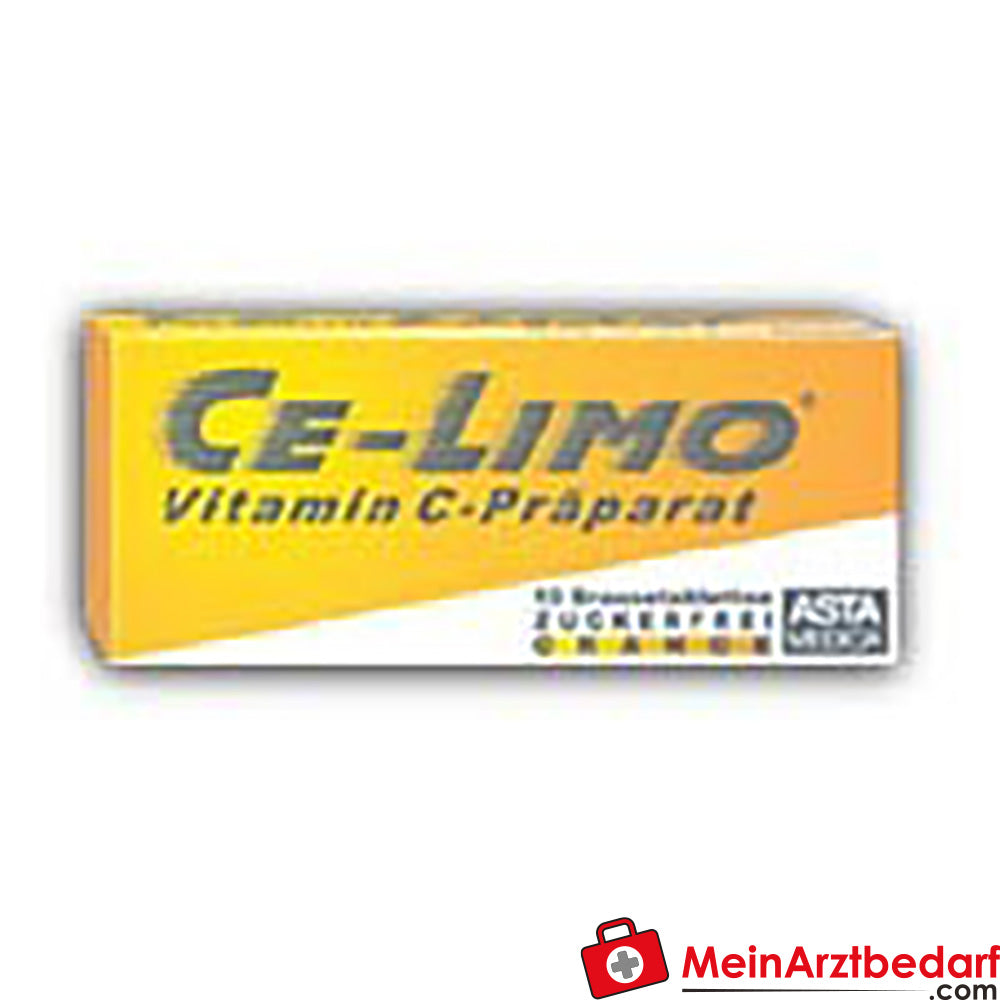 CeLimo Vitamin C Brausetabletten 1000 mg Orange 10 Stück.