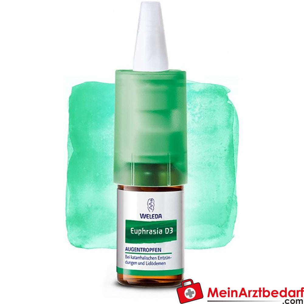 Weleda Visiodoron Euphrasia Augentropfen 10 ml konservierungsstofffrei bei gereizten und tränenden Augen, für Kontaktlinsenträger.