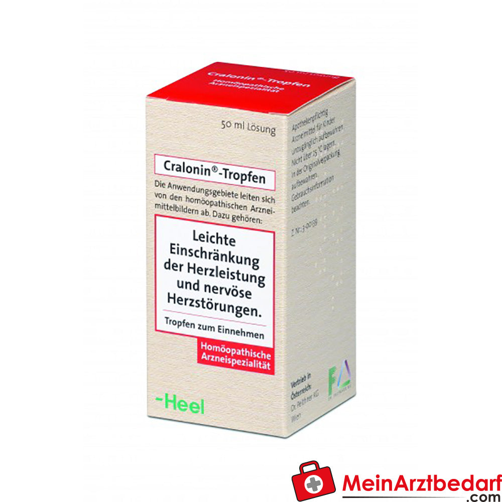 PEI01 Cralonin Tropfen 100 ml – Homöopathisches Arzneimittel bei nervösen Herzstörungen.