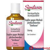 Similasan Wechseljahr-Tropfen 50 ml, homöopathische Arzneispezialität gegen Hitzewallungen und Stimmungsschwankungen.