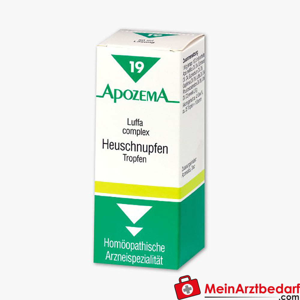 Apozema Nr.19 Heuschnupfen-Tropfen 50 ml – Homöopathisches Mittel bei Heuschnupfen & Augenreizungen.