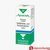Apozema Gedächtnis- und Konzentrations-Tropfen Nr.17, homöopathisches Arzneimittel, 50 ml.