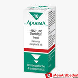 Apozema Herz- und Kreislauf-Tropfen Nr.18 homöopathisches Arzneimittel 50 ml bei Schwindel und Kreislaufschwäche.