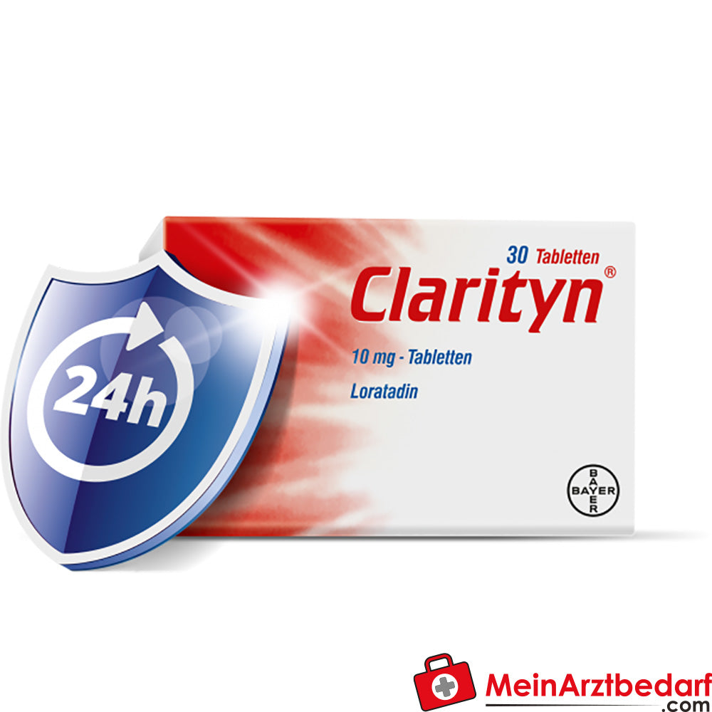 Clarityn 10 mg Tabletten (Loratadin) 10 Stück – 1 Tablette 24h