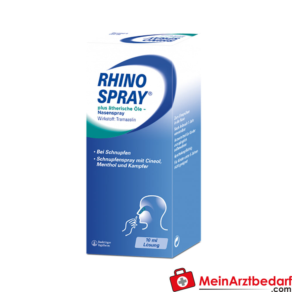 Rhinospray Plus neusspray 10 ml - Tramazolin met essentiële oliën
