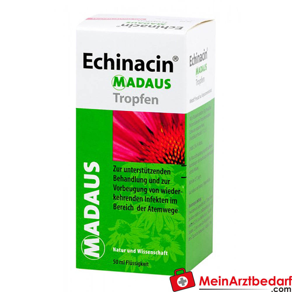 Madaus Echinacin gouttes 50 ml - stimulant immunitaire à base de plantes en cas de rhume