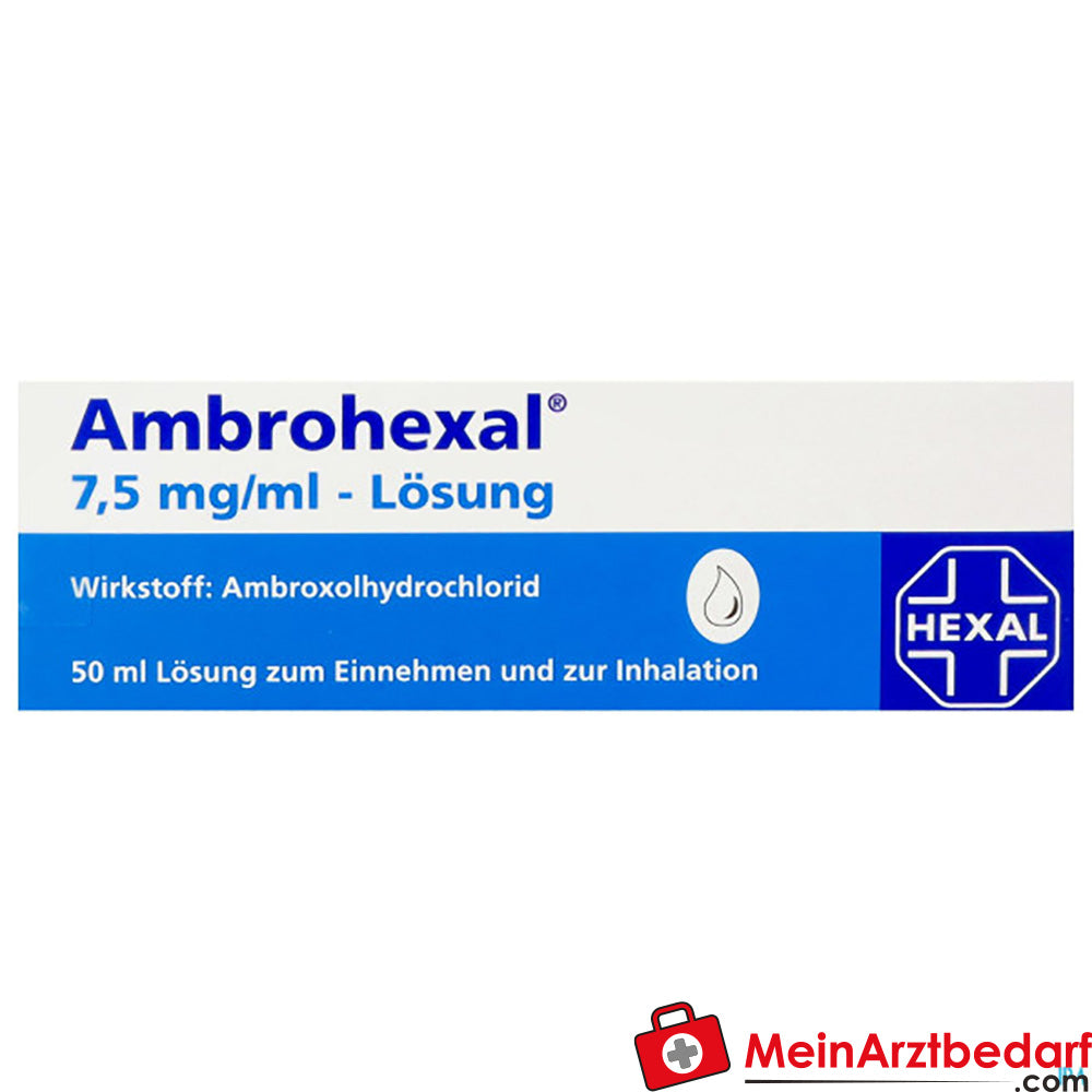 Ambrohexal solution 7,5 mg/ml 50 ml antitussif expectorant