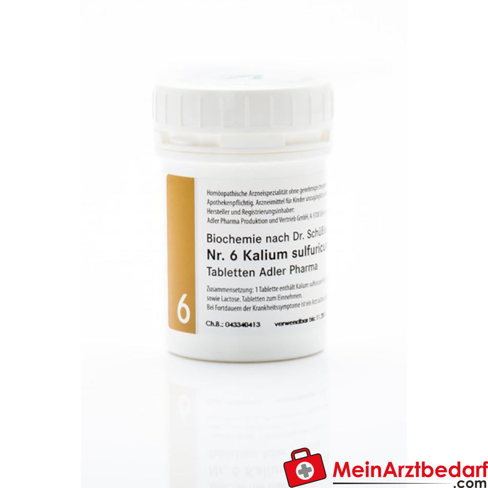 Adler Pharma Schüßler Salz Nr.6 Kalium sulfuricum D6 Tabletten 250 mg