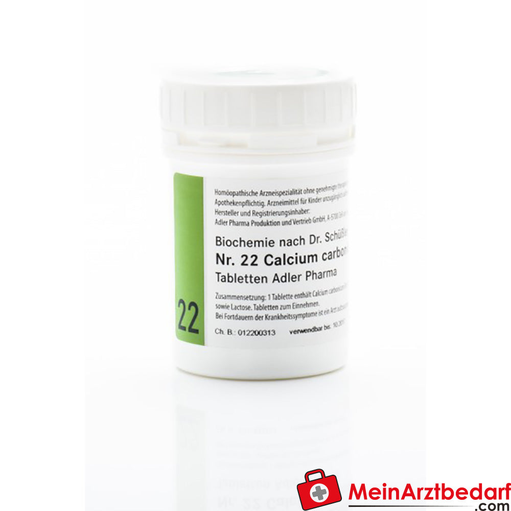 Adler Pharma Schuessler Salt No. 22 Calcium carbonicum D12 tabletki 250 g
