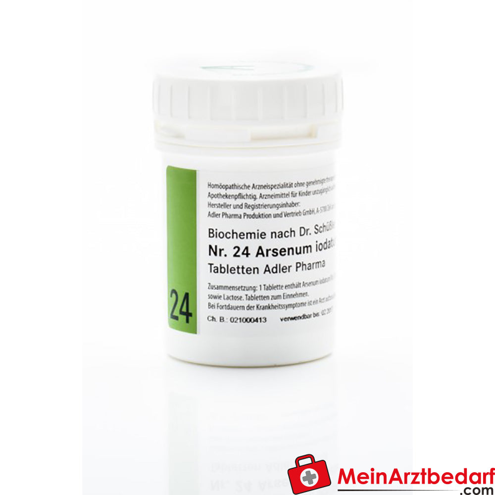 Adler Pharma Schüßler Salz Nr.24 D12 Tabletten 100 g Arsenum iodatum Hautmittel Ekzeme