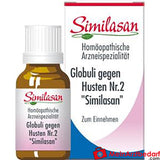 JAC01 Similasan Globuli Husten Nr.2 15 g en cas de toux bronchique