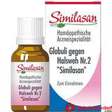 Similasan Globuli Halsweh Nr.2 15 g, bei Halsentzündungen