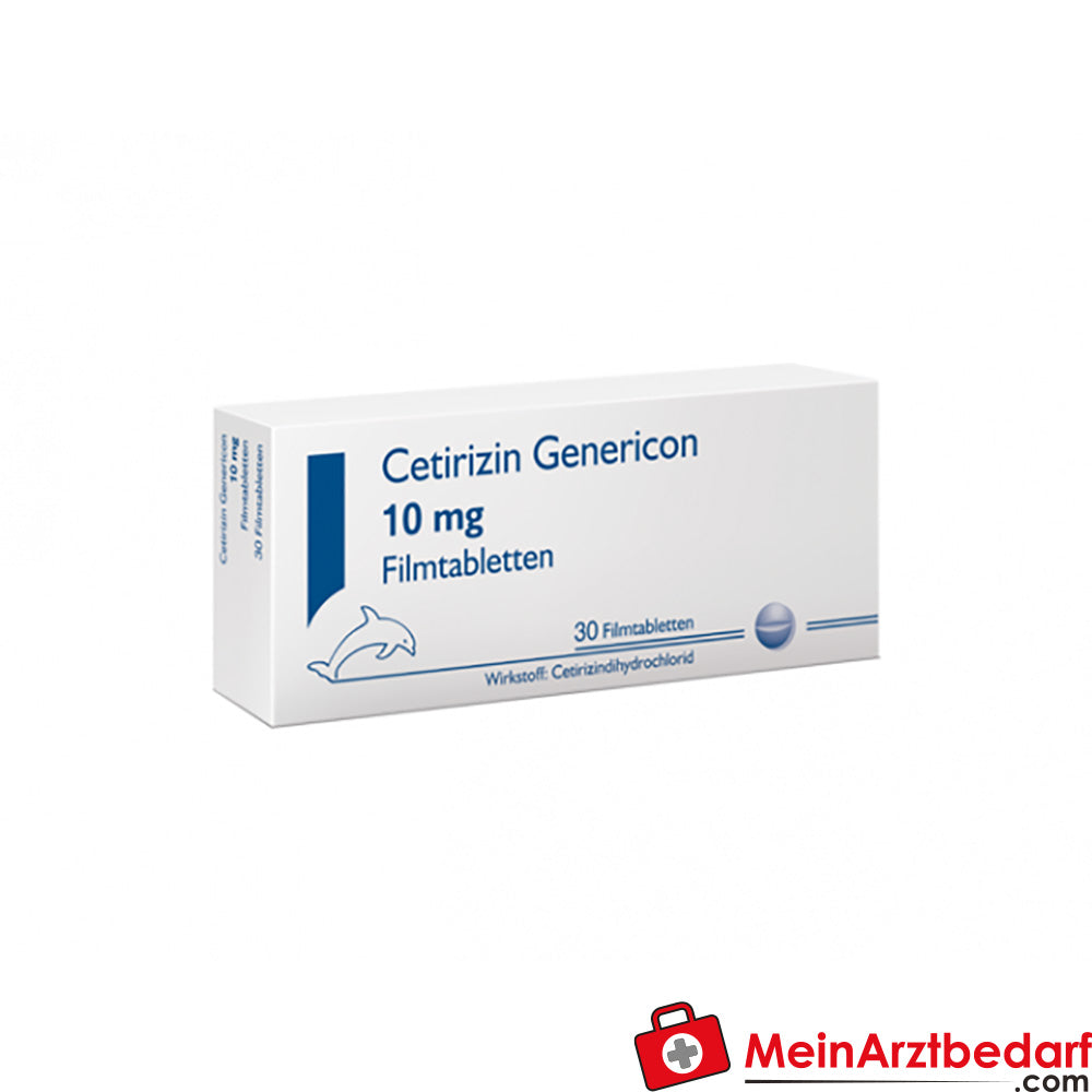 Genericon Cetirizin 10 mg Filmtabletten 30 Stück