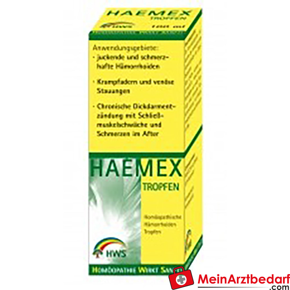 HWS Haemex Tropfen 50 ml – homöopathisch bei Hämorrhoiden & venösen Stauungen
