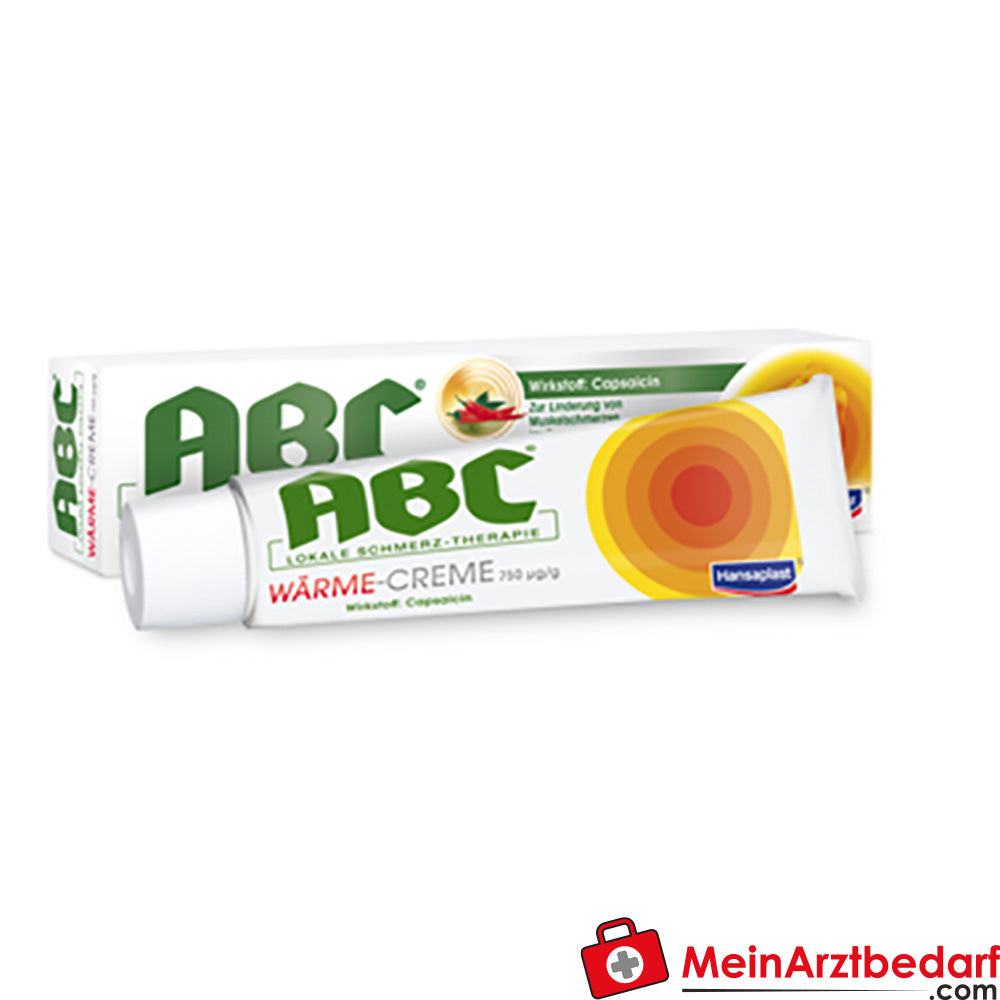 Hansaplast Wärme-Creme 50 g Capsaicin zur Linderung von Muskelschmerzen
