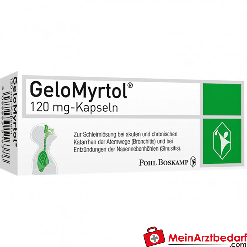 GEB01 GeloMyrtol 120 mg capsule 20 capsule Espettorante, antinfiammatorio