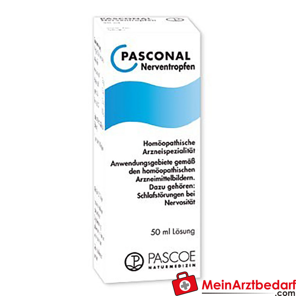 Pascoe PASCONAL krople na nerwy 50 ml - homeopatyczny lek specjalistyczny na zaburzenia snu
