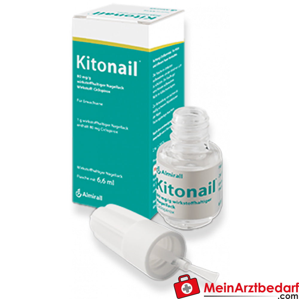 Kitonail medyczny lakier do paznokci przeciw grzybicy paznokci Ciclopirox 3 ml
