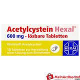 HEX01 Acetylcystein 600 mg lösliche Tabletten 10 Stück schleimlösend